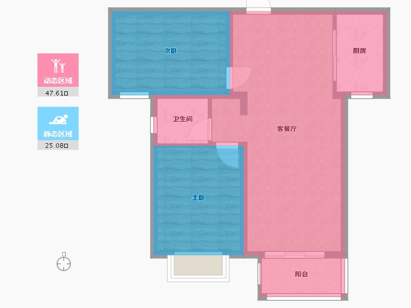 山西省-太原市-靖烨・天朗美域-65.21-户型库-动静分区