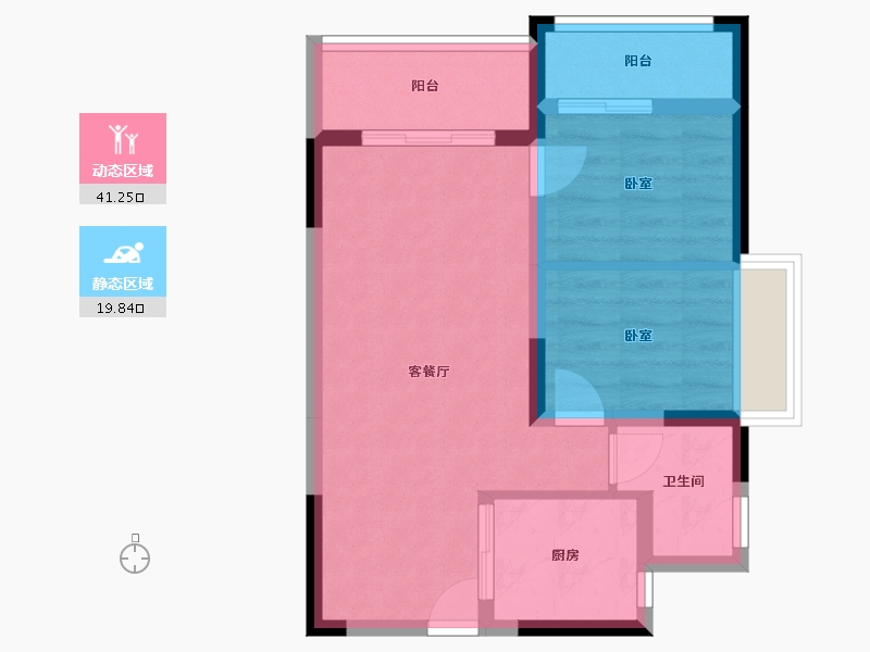 广东省-深圳市-新世界松风明月-54.05-户型库-动静分区