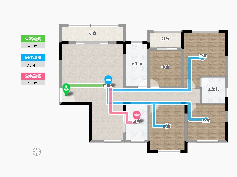 湖南省-娄底市-新化紫东城-122.08-户型库-动静线