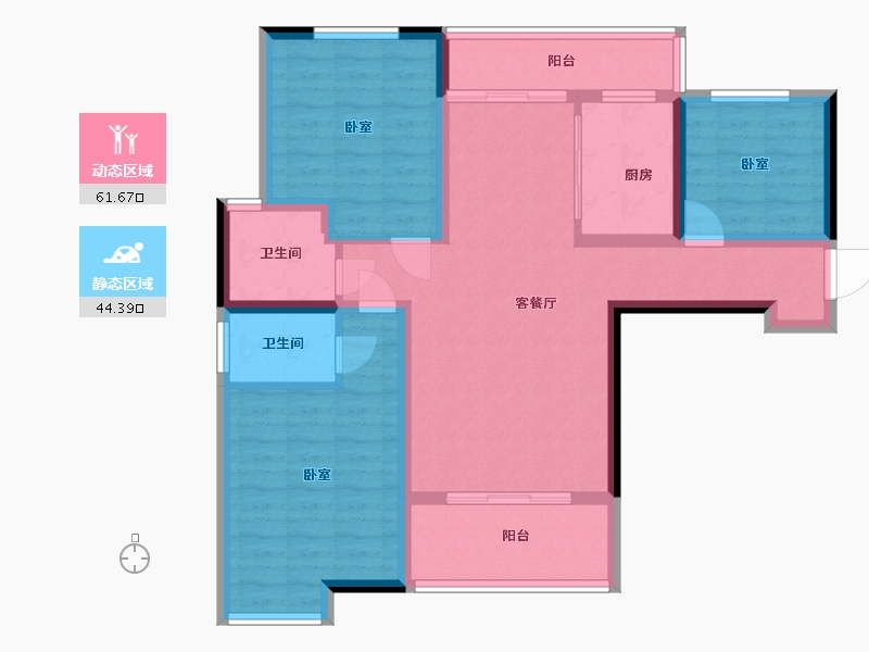 湖南省-怀化市-新坐标-94.00-户型库-动静分区