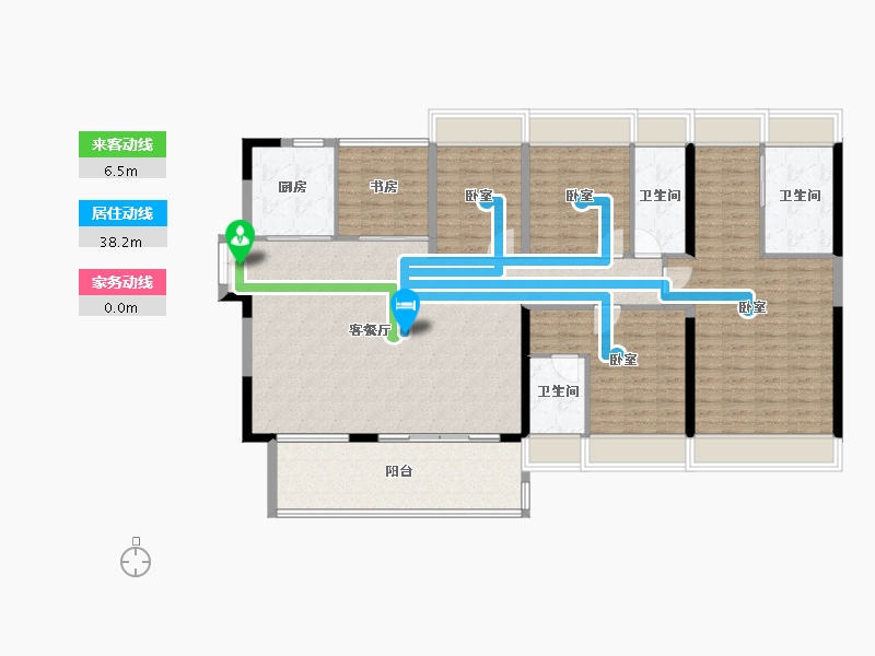 广东省-深圳市-合正观澜汇一期-151.03-户型库-动静线