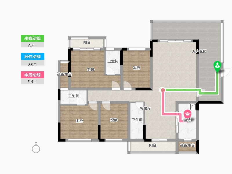 广东省-清远市-君廷湖山-142.84-户型库-动静线