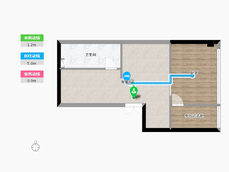 广东省-深圳市-宝能公馆 V HOUSE-50.10-户型库-动静线