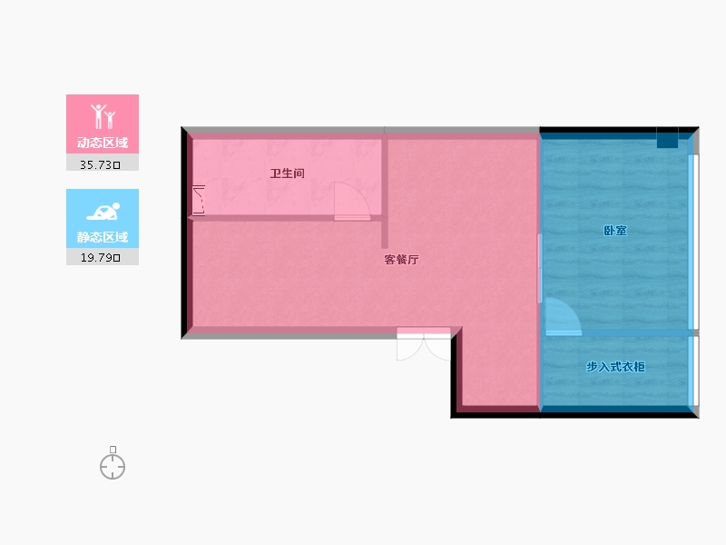 广东省-深圳市-宝能公馆 V HOUSE-50.10-户型库-动静分区