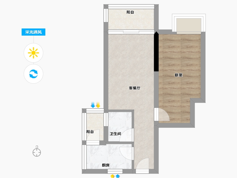 广东省-清远市-银业汇博苑-34.00-户型库-采光通风