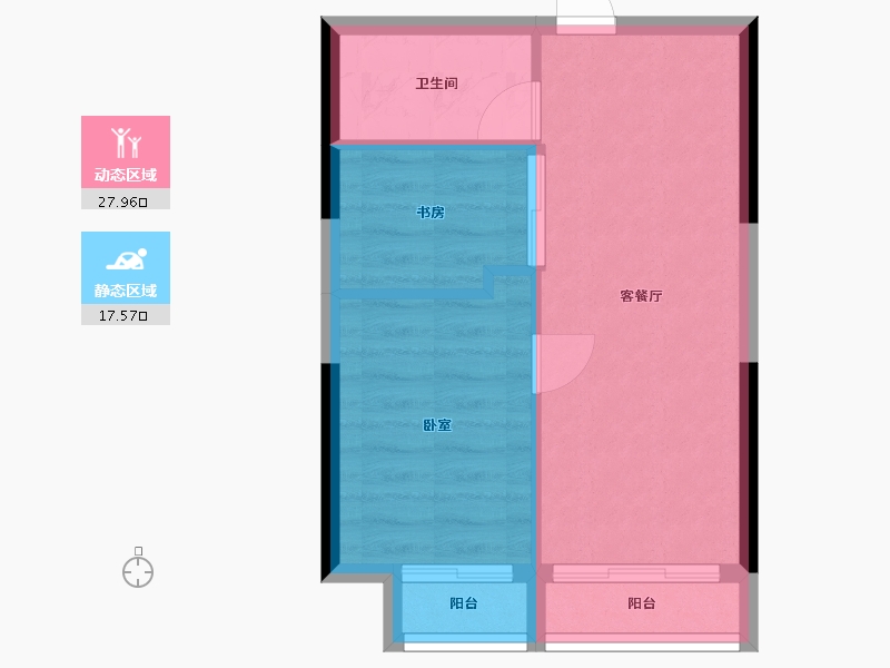 广东省-深圳市-会展湾中港-40.96-户型库-动静分区