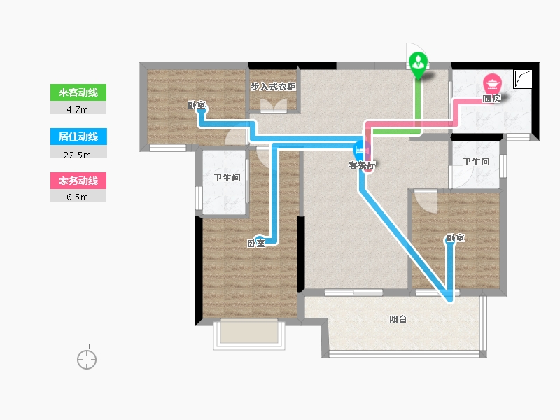 湖南省-长沙市-印湘江2-94.13-户型库-动静线