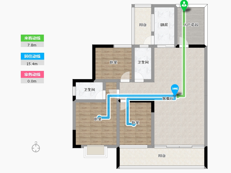 广东省-清远市-君廷湖山-115.47-户型库-动静线