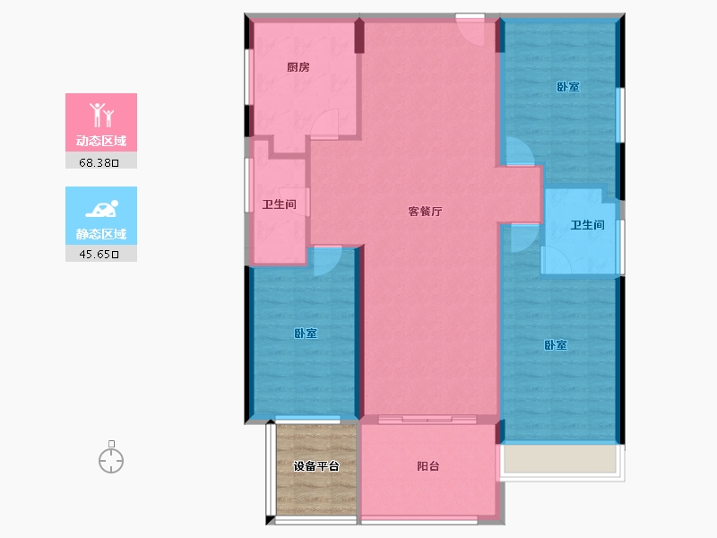 广东省-汕头市-中交·和承苑-109.00-户型库-动静分区