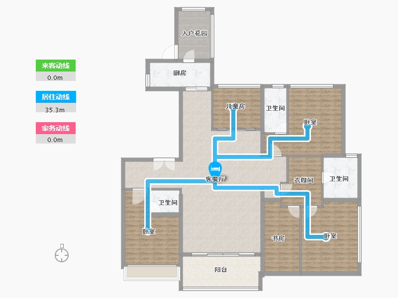 广东省-深圳市-阳光粤海-181.52-户型库-动静线