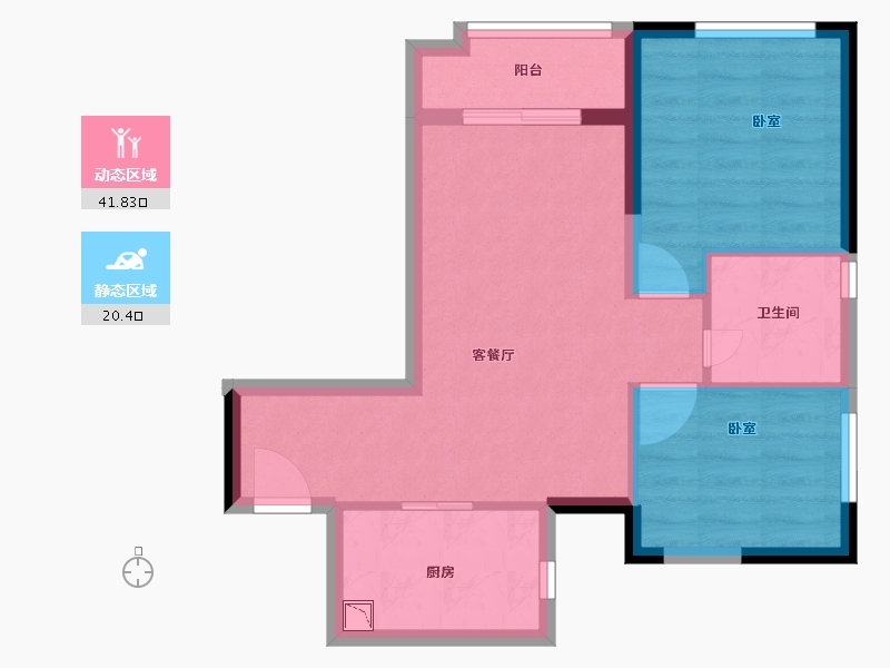 广东省-深圳市-启迪协信科技园-55.00-户型库-动静分区