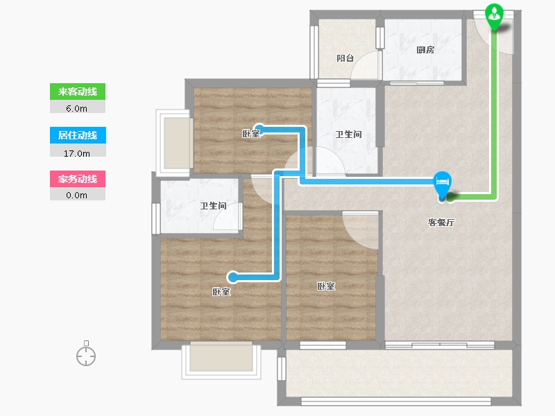 广东省-阳江市-富地泷湾-88.19-户型库-动静线