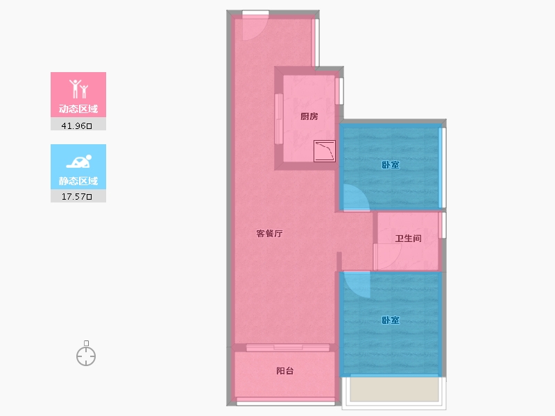 广东省-广州市-中建·鄂旅投岭南悦府-52.00-户型库-动静分区