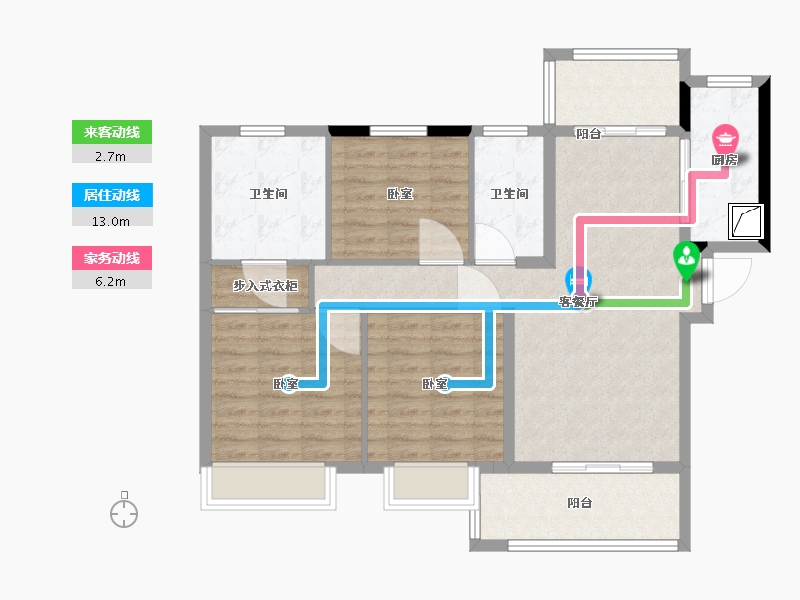 湖北省-武汉市-合景悦湖四季-92.01-户型库-动静线