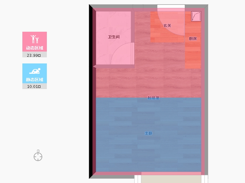 湖南省-长沙市-弘坤花样汇-21.47-户型库-动静分区