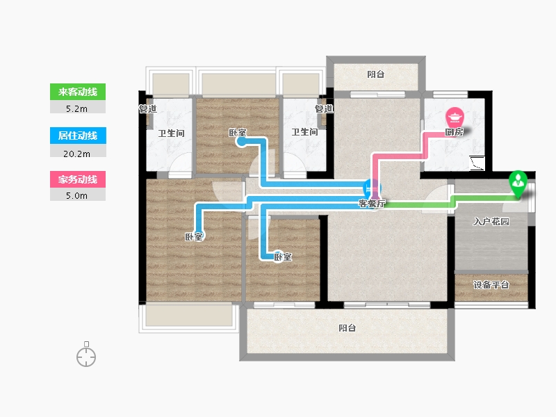 广东省-韶关市-碧桂园新城之光-99.21-户型库-动静线