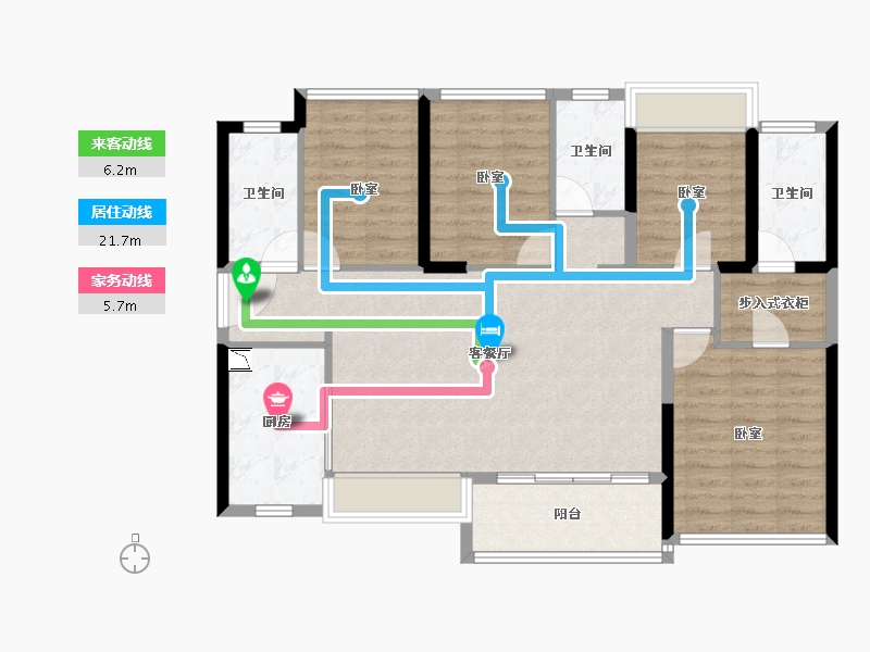 广东省-深圳市-东关珺府-103.95-户型库-动静线