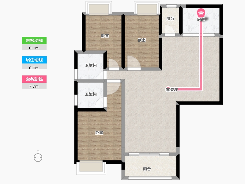 湖南省-常德市-房聚明德郡-104.09-户型库-动静线