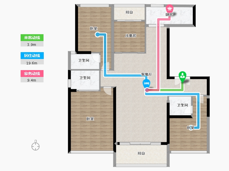 广东省-深圳市-阳光粤海-159.18-户型库-动静线