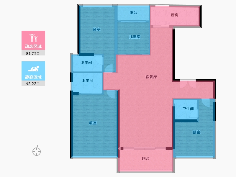 广东省-深圳市-阳光粤海-159.18-户型库-动静分区