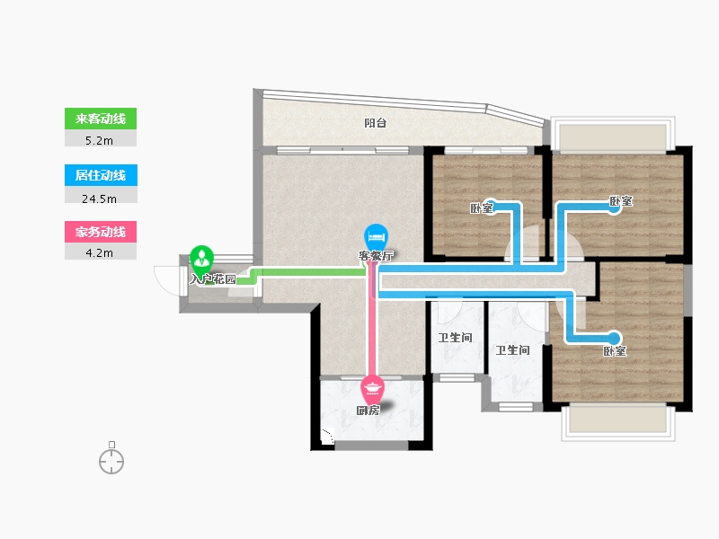 广东省-韶关市-乐昌永乐城-90.00-户型库-动静线