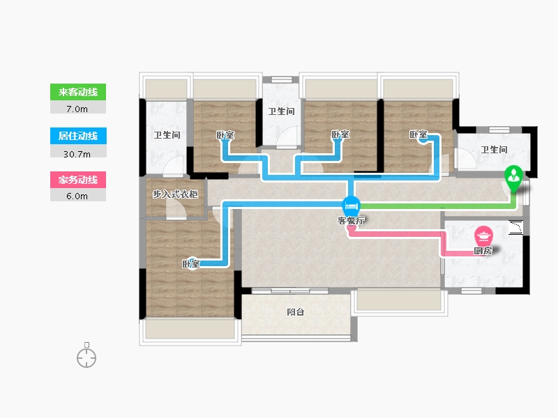 广东省-深圳市-东关珺府-103.72-户型库-动静线