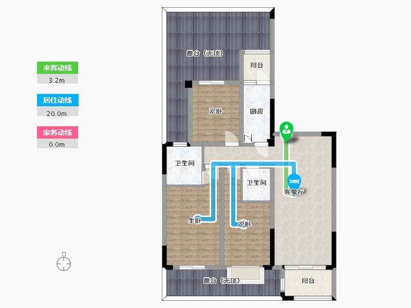 四川省-阿坝藏族羌族自治州-滨江花园-124.28-户型库-动静线