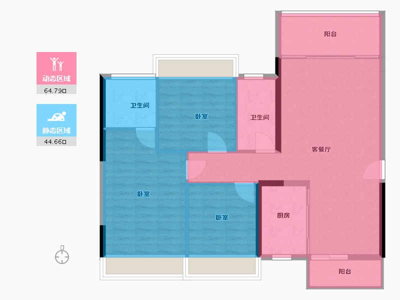 湖南省-郴州市-林邑翰庭-100.00-户型库-动静分区