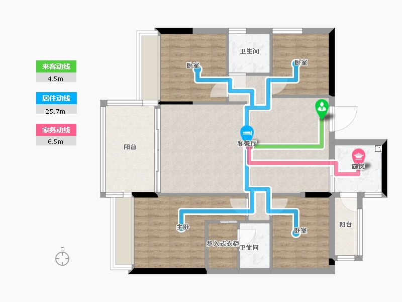 广东省-深圳市-星都梅沙天邸-102.00-户型库-动静线