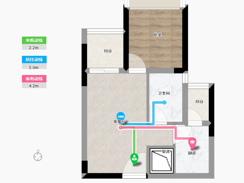 广东省-深圳市-红花雅筑-31.92-户型库-动静线