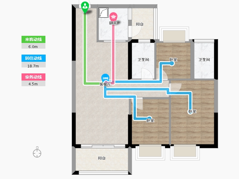 广东省-东莞市-光大山湖城-78.34-户型库-动静线