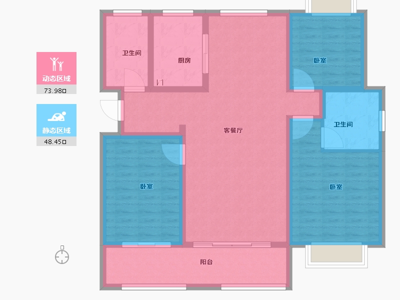 山东省-泰安市-基业·尚城-110.00-户型库-动静分区