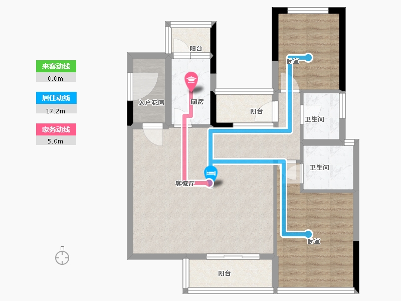 广东省-东莞市-霖峰壹山境-78.09-户型库-动静线