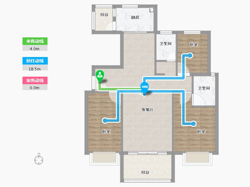 广东省-惠州市-碧桂园逸泉山庄-91.01-户型库-动静线