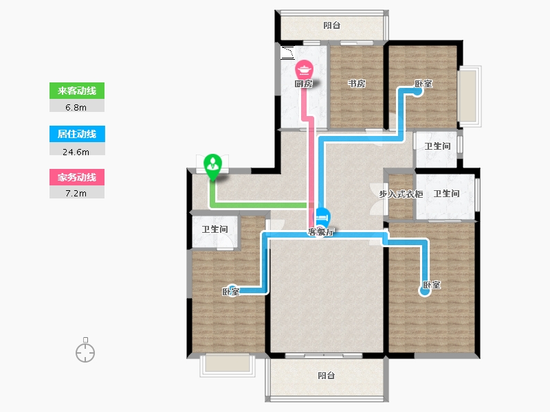 江苏省-无锡市-奥园丹芙春城-158.00-户型库-动静线