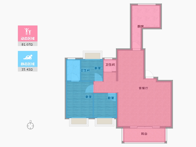 福建省-莆田市-帝源·财富里-106.01-户型库-动静分区