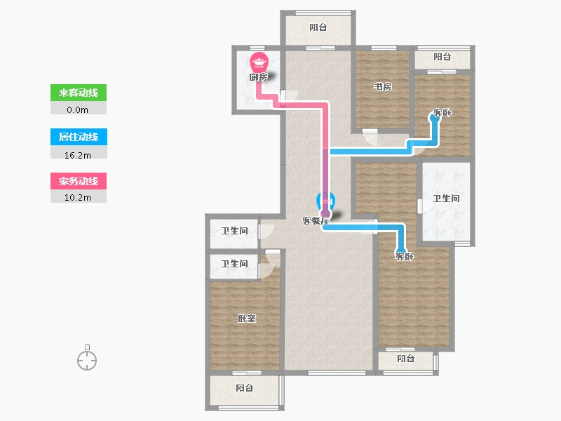 河北省-邢台市-领世城邦-184.17-户型库-动静线