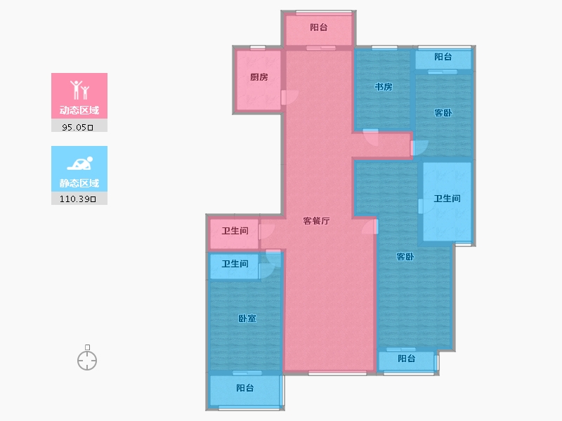 河北省-邢台市-领世城邦-184.17-户型库-动静分区