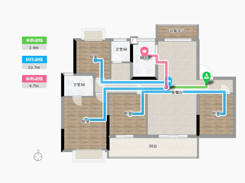 江苏省-南通市-融悦府-114.53-户型库-动静线