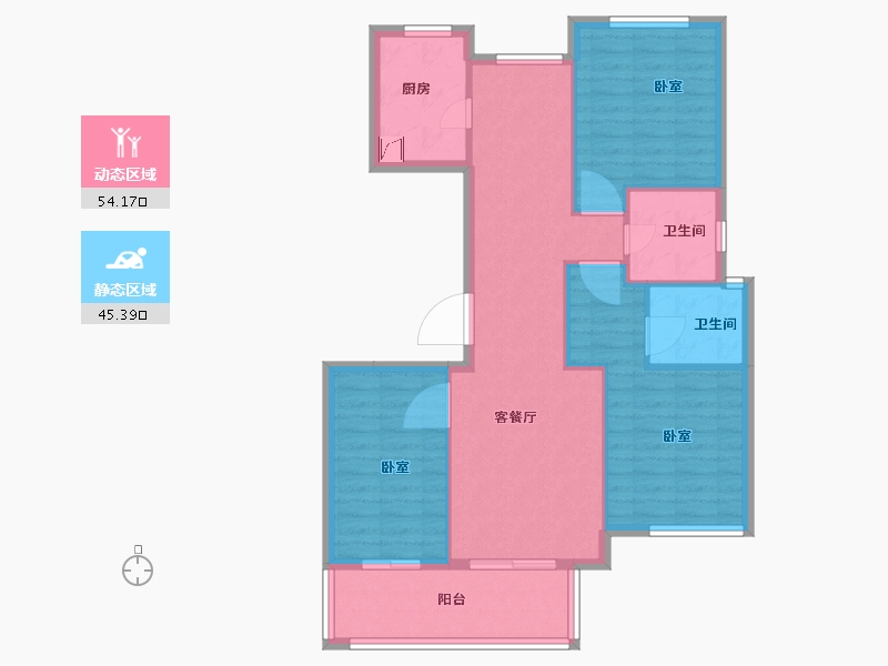 福建省-莆田市-帝源·财富里-90.00-户型库-动静分区