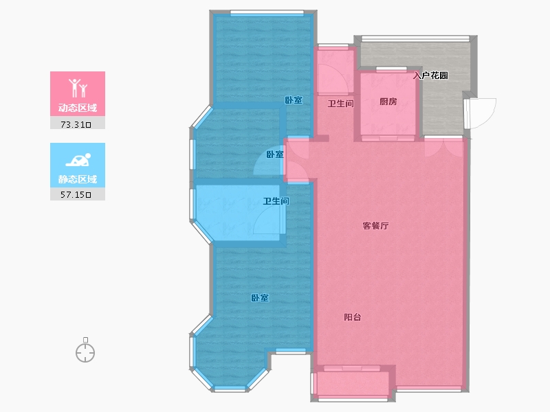 河北省-邢台市-领世城邦-127.00-户型库-动静分区