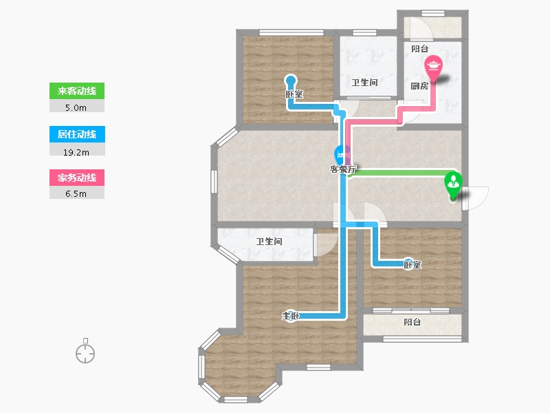 河北省-邢台市-领世城邦-108.61-户型库-动静线