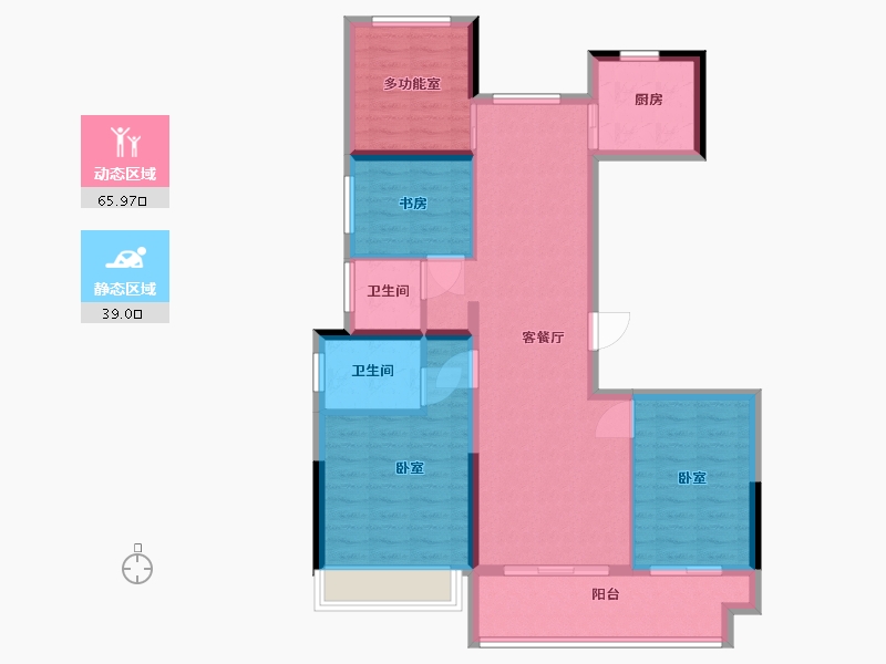 河南省-郑州市-中建·澜溪苑-94.00-户型库-动静分区