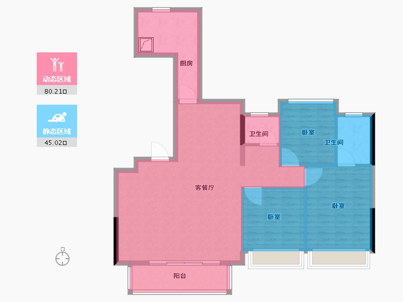 福建省-莆田市-帝源·财富里-114.00-户型库-动静分区