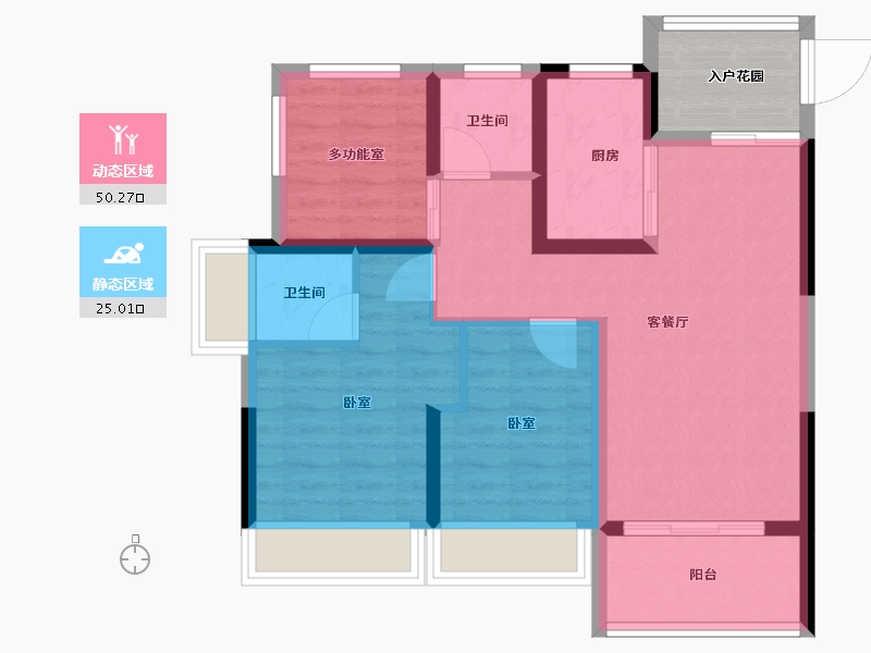 河南省-郑州市-中建·澜溪苑-71.00-户型库-动静分区