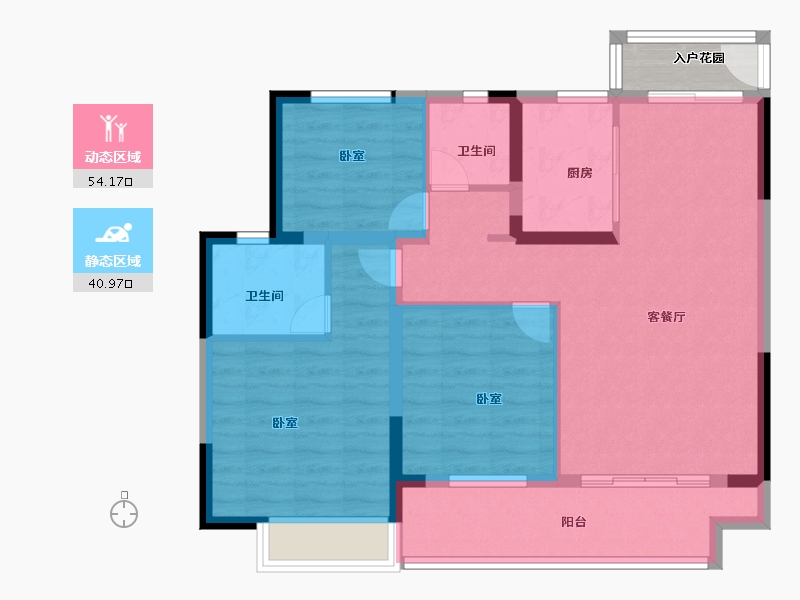 江西省-上饶市-十里春风-88.00-户型库-动静分区