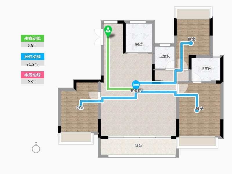 江苏省-常州市-路劲铂樾-114.00-户型库-动静线