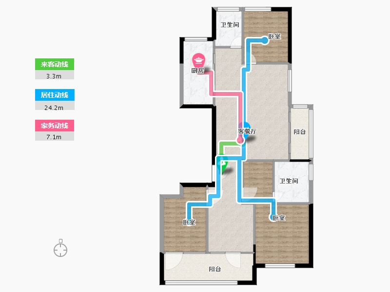 山东省-青岛市-慧通理想之城-120.00-户型库-动静线