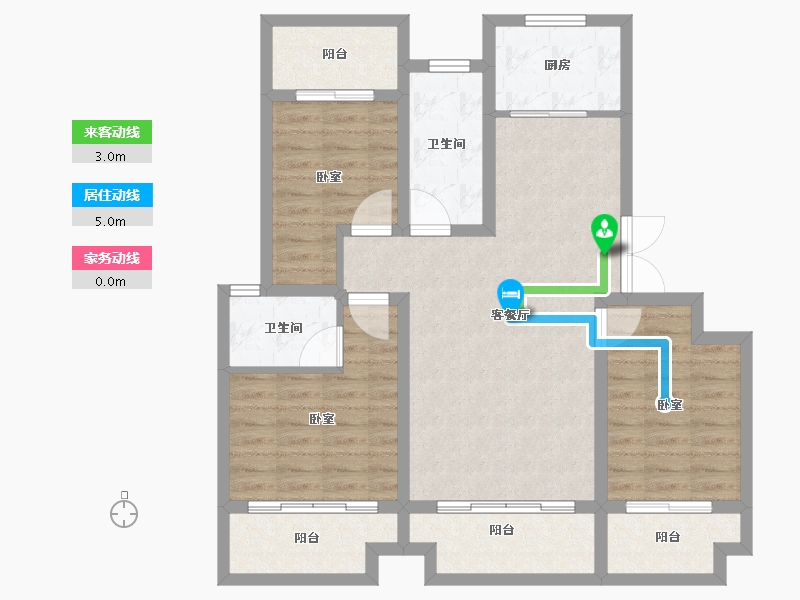 河南省-焦作市-众圣·四季花城-93.01-户型库-动静线