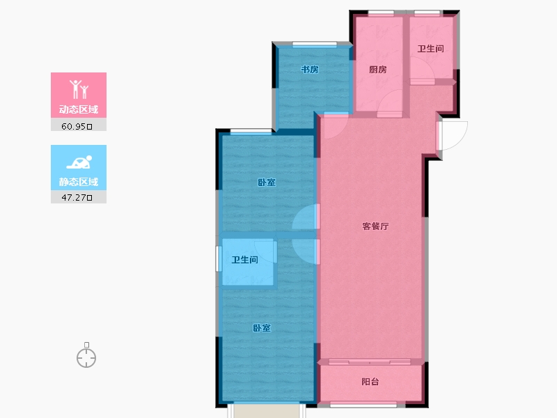 山东省-泰安市-中悦城二期-97.01-户型库-动静分区